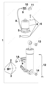 E50dplsor 2005 tilt and trim seal kit