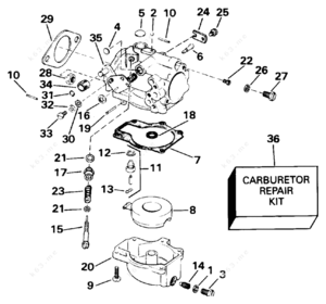 Early weber carb id chart