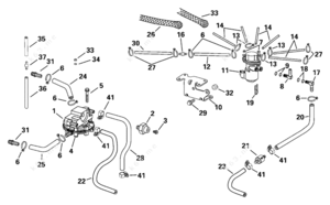 Efco chainsaw parts diagram