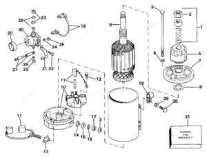 Einhell table saw motor assembly parts diagram