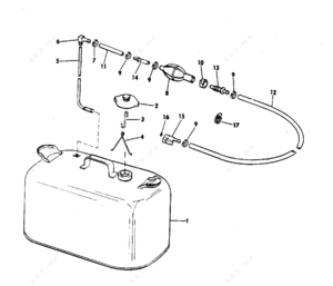 Elbow assembly for 6 gallon neptune tank