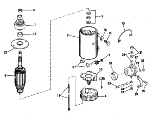 Electric starter model 902026