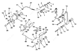 Elliptical gear linkage drawing