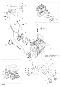 Engine diagram ski-doo 550 4 stroke