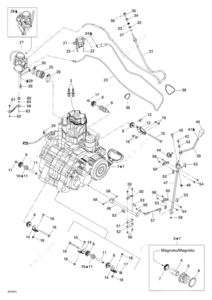Ertiga engine support parts diagram