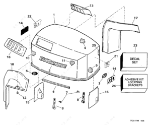 Evinrude 115 parts schematic