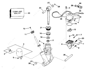Evinrude 225 e-tec motor diagram