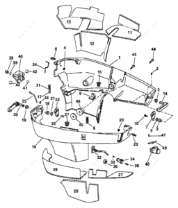 Evinrude 225 fitch ram 2002