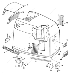 Evinrude 225 g2 engine diagram