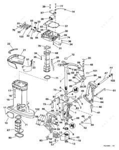 Evinrude 40 hp outboard diagrams