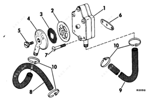 Evinrude 85 hp 85593-e fuel pump diagram