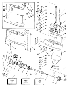Evinrude 9 1 2 outboard model 9222m parts diagram