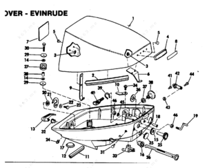 Evinrude 9,9 hp model 10924b