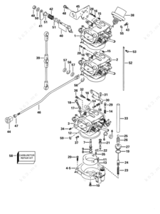 Evinrude carb shaft