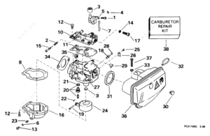 Evinrude carburetor parts breakdown