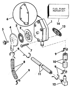 Evinrude e tec 30 hp jet pump parts breakdown