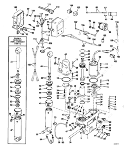 Evinrude e40tlcec power tilt assembly