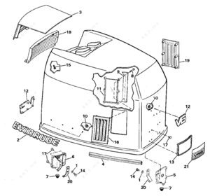 Evinrude etec 200 parts diagram