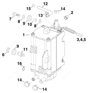Evinrude etec 250 fuel vapor seperator