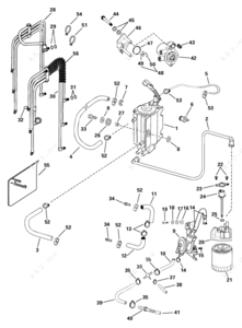 Evinrude ficht oil pump