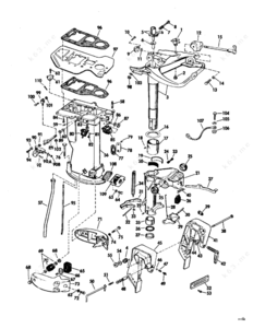 Evinrude lower unit parts diagram