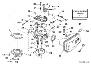 Evinrude model 9422s parts
