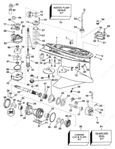 Evinrude outboard etec parts list diagram