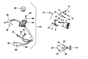 Evinrude outboard motors manual tilt parts release cable