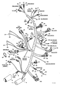 Evinrude parts diagram 1999