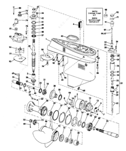 Evinrude selfstater pinium gear