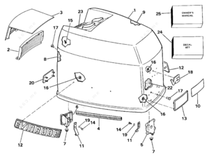 Evinrude snowmobile engines