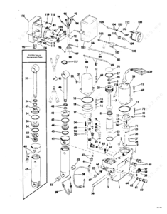 Evinrude tilt trim parts