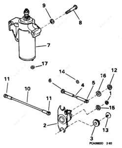 Evinrude trolling motor replacement parts