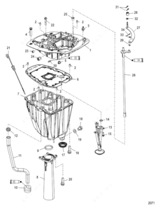 Exhaust diagram 09 mercury mariner