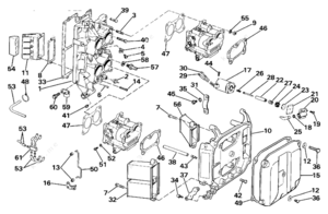 Exhaust plate torque sequence for a 150hp evinrude outboard