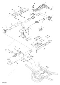 Exhaust system outlander