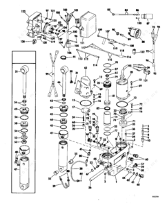 F115 showa tilt and trim valve pump assembly diagram