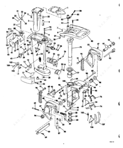 F225 power tilt and trim spare parts
