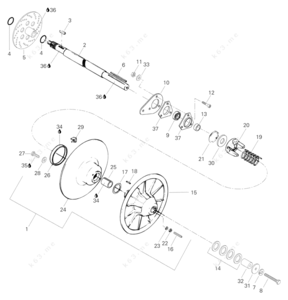 Fixed pulley diagram
