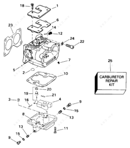 Float for johnson outboard motor