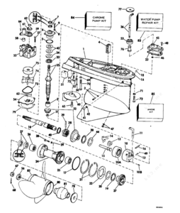 Force 120 outboard diagram