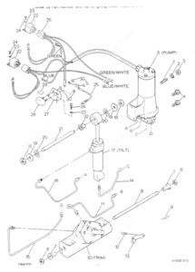 Force 125 tilt trim diagram