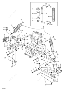 Front end of atv parts