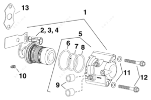 Fuel injection components diagram