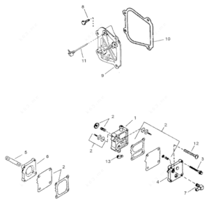 Fuel pump diagram for mercury outboard a166892