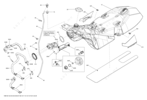 Fuel pump regulator for ski-doo etec 800
