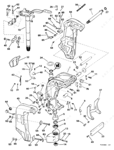 Fuller johnson engine parts detent swivel