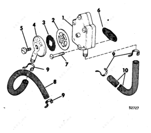 Gasoline water pump parts