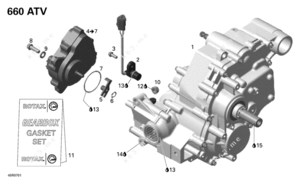 Gearbox parts list