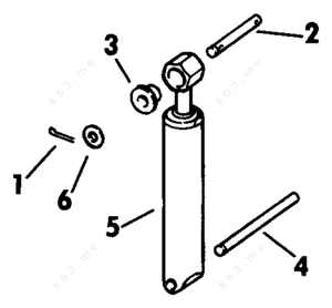 Gehl parts rs5 model tilt cylinder kit